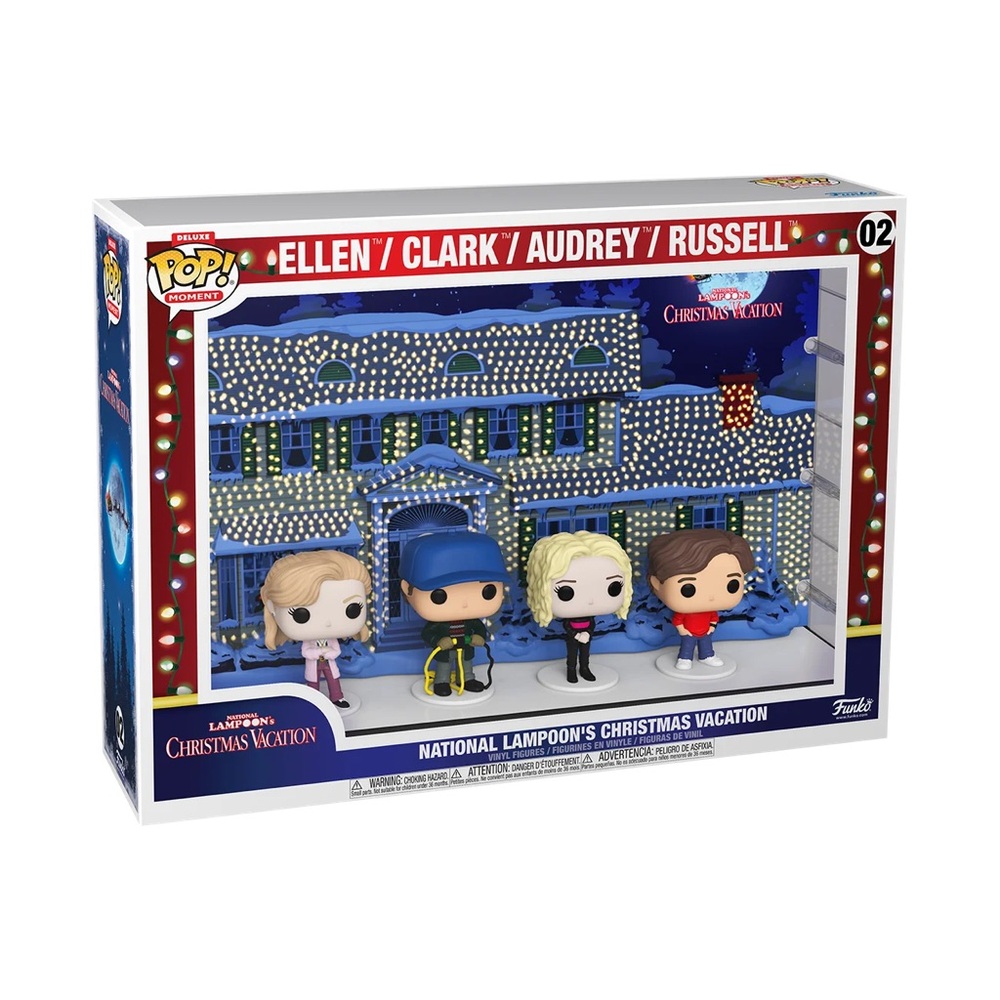 Funko Pop! Moment Deluxe: Christmas Vacation House Lightning Scene Vinyl Figures